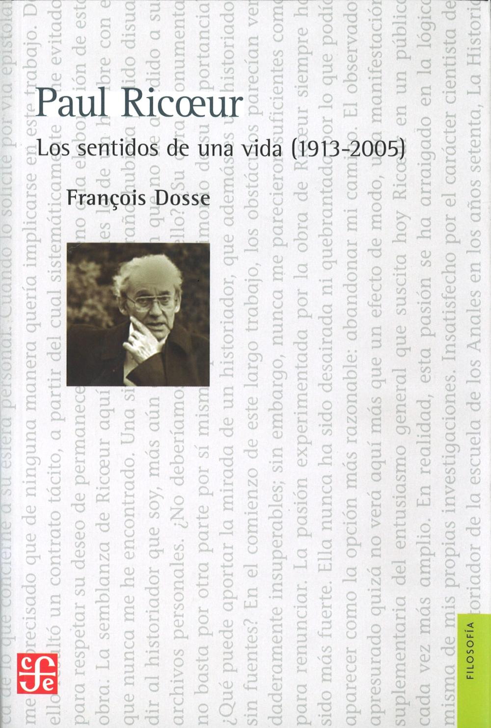 PAUL RICOEUR/LOS SENTIDOS DE UNA VIDA...