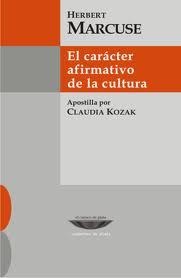 EL CARÁCTER AFIRMATIVO DE LA CULTURA