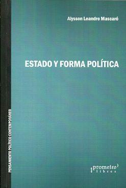 ESTADO Y FORMA POLITIC A